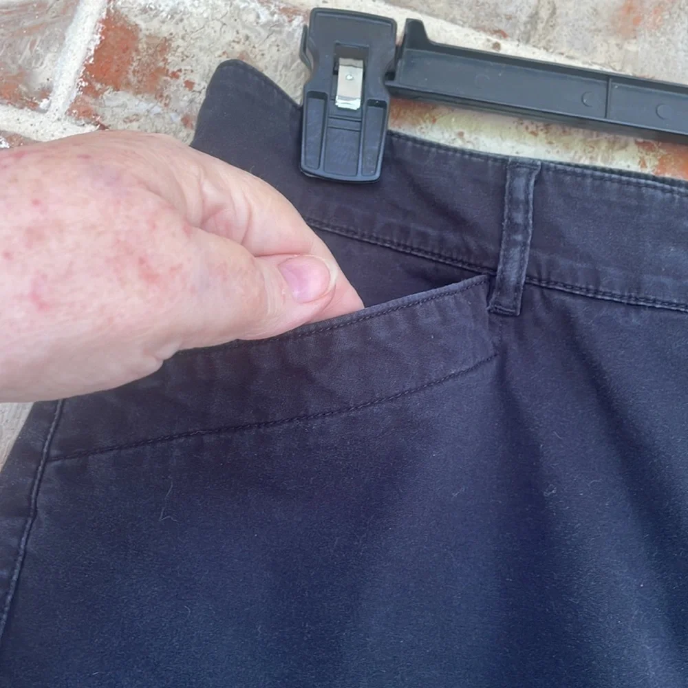 Talbot’s Black Chino Trouser Shorts